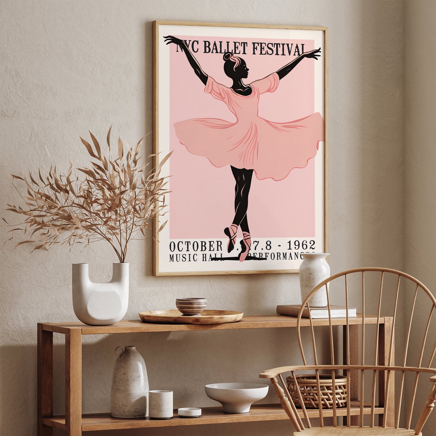 NYC Ballet Festival Wall Art Poster