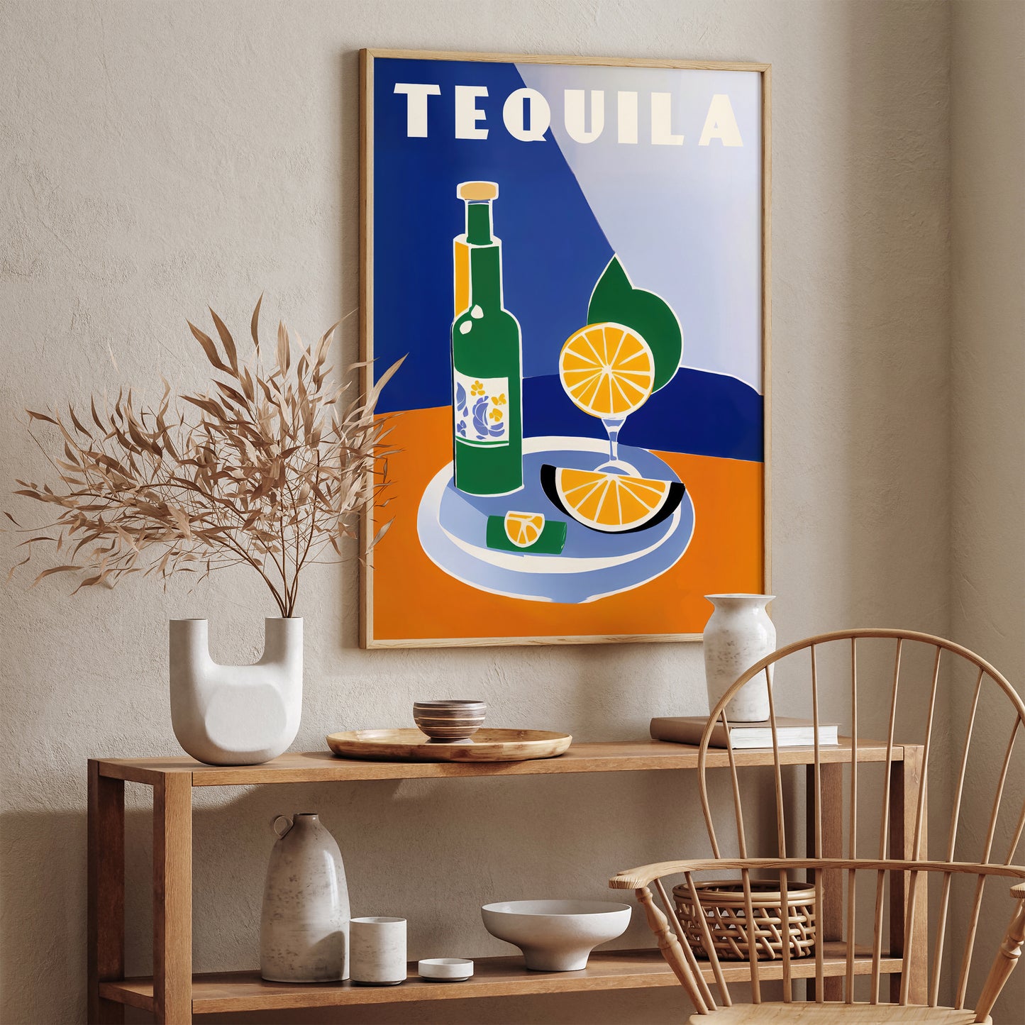 Tequila Retro Poster