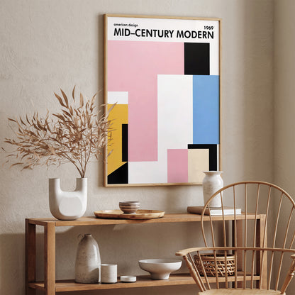 Mid Century Modern American Design Art Print