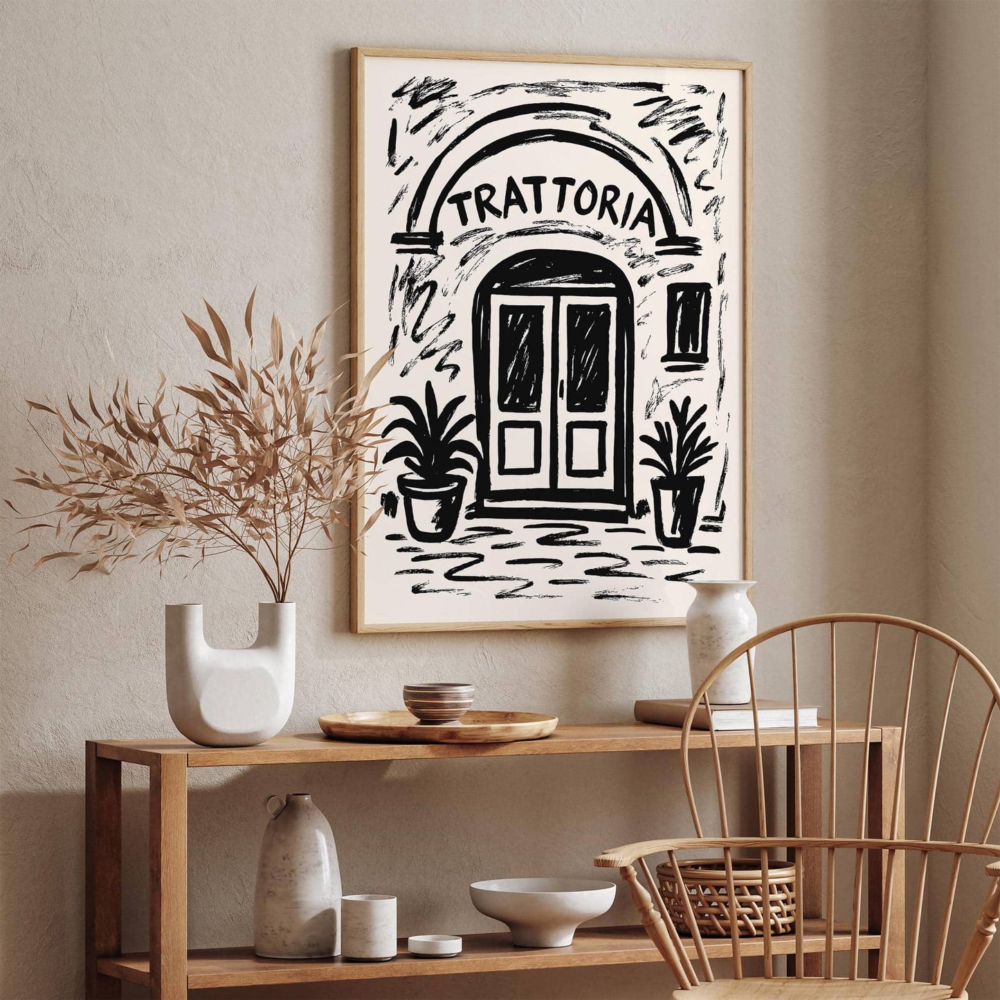 Trattoria Italian Restaurant Art Print