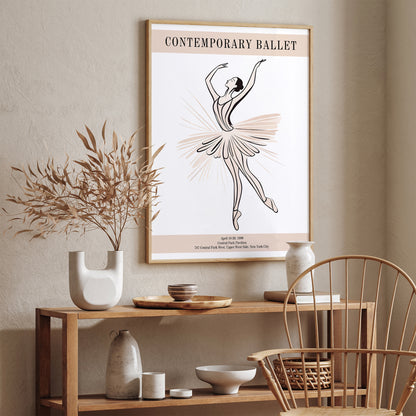 NYC Contemporary Ballet Poster