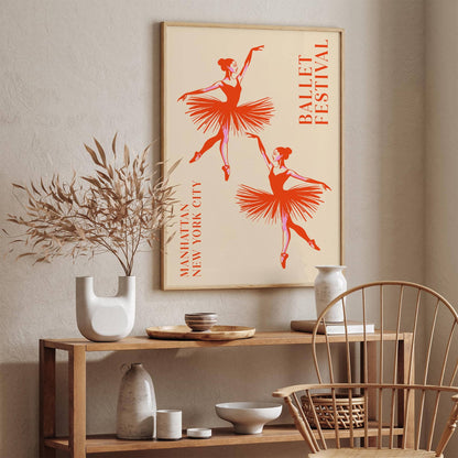 Manhattan NYC Ballet Festival Poster