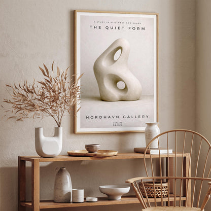 The Quiet Form Nordic Exhibition Poster