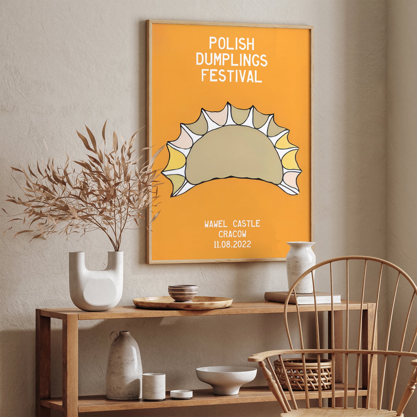 Polish Dumplings Festival Kitchen Wall Decor