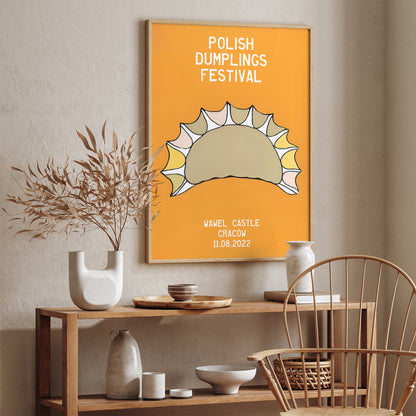 Polish Dumplings Festival Kitchen Wall Decor