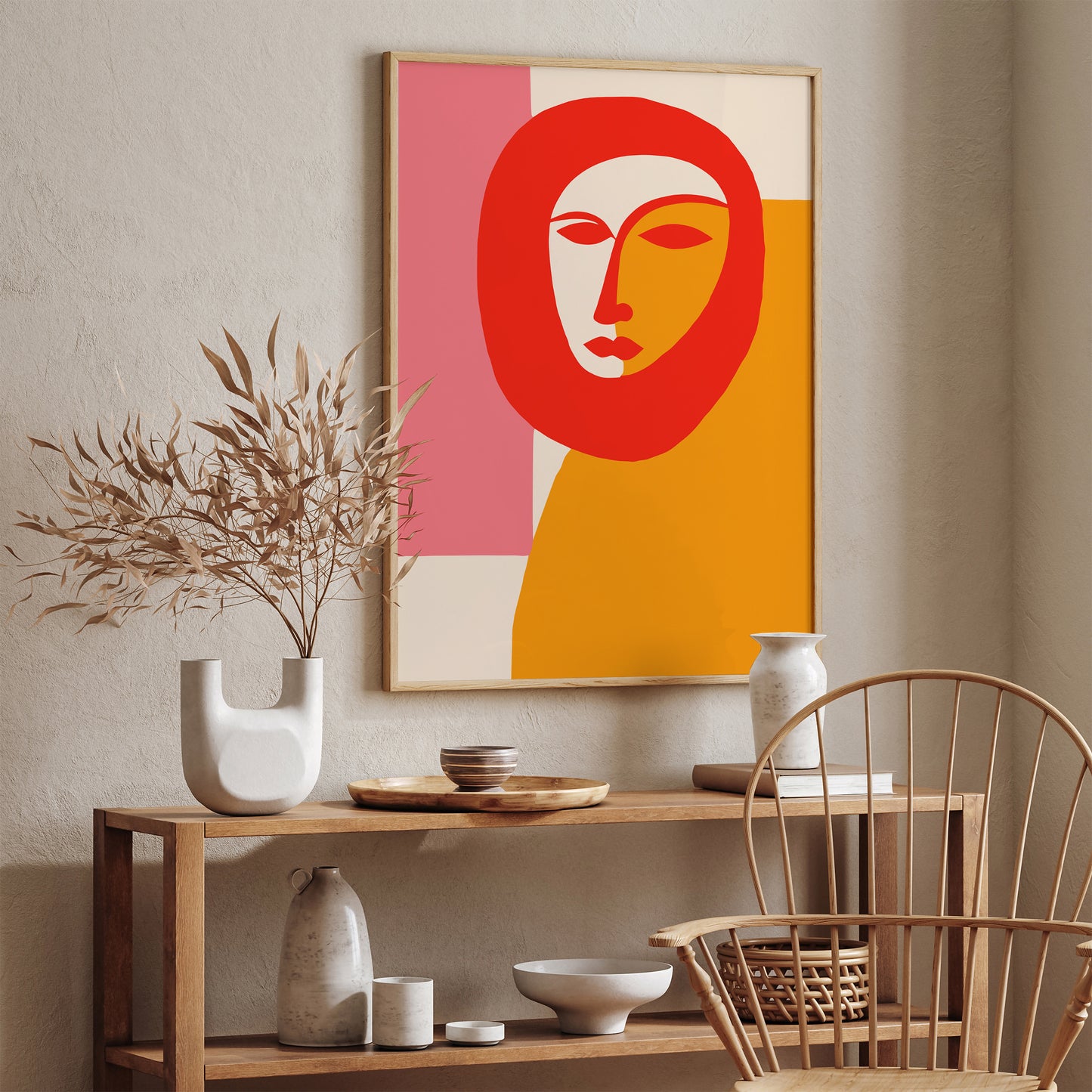 Mid Century Modern Composition Art Print