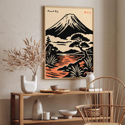 Mount Fuji Poster - Japan Landscape Wall Art