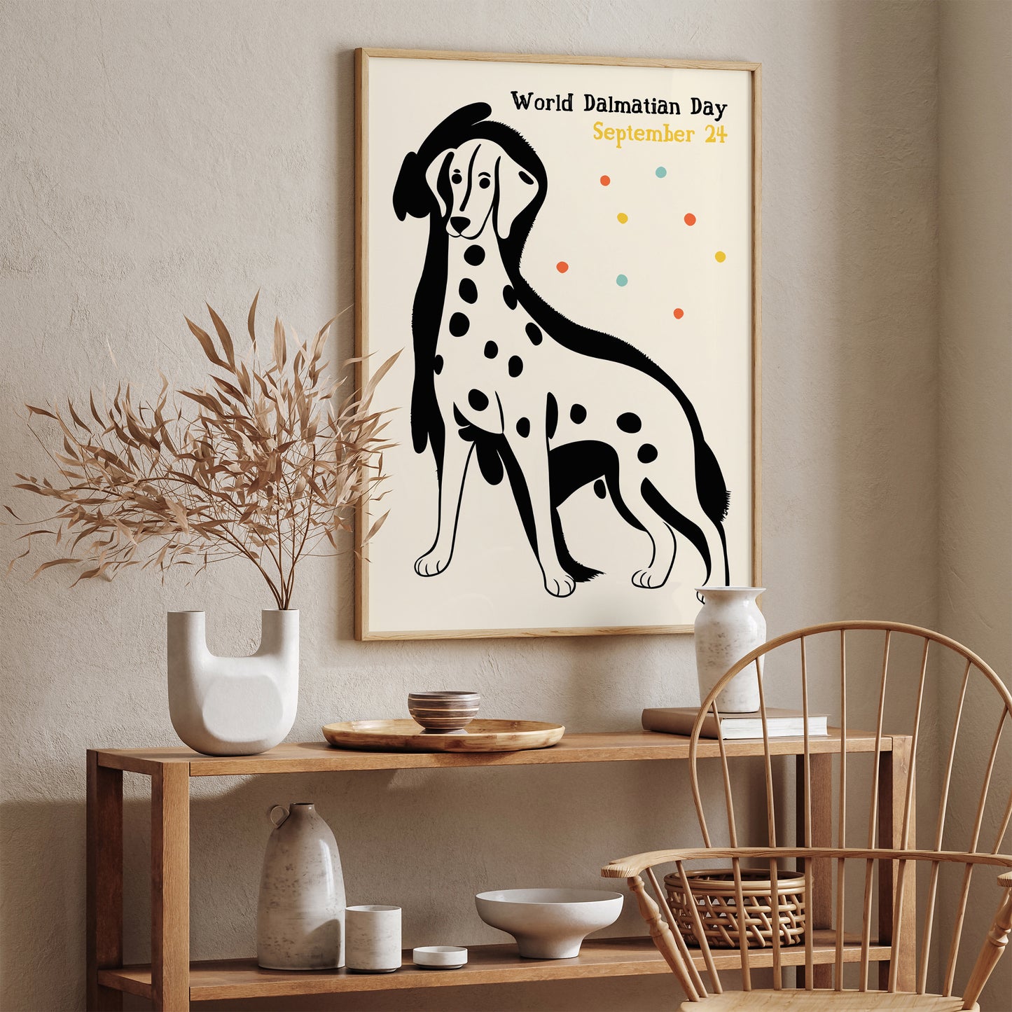 World Dalmatian Day Retro Poster