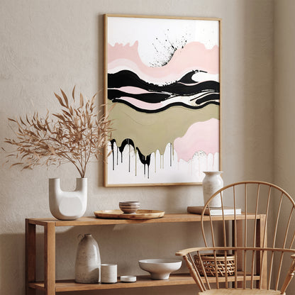 Abstract Landscape Art Print for Home Interiors