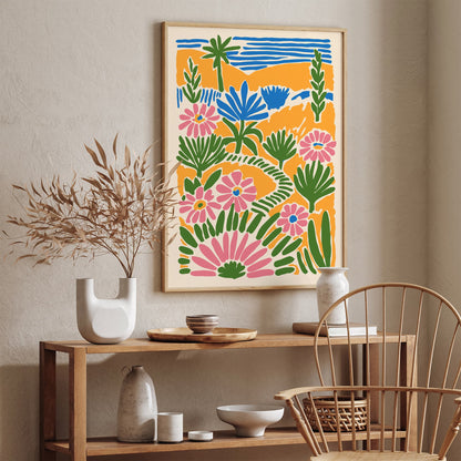 Colorful Texas Landscape Poster