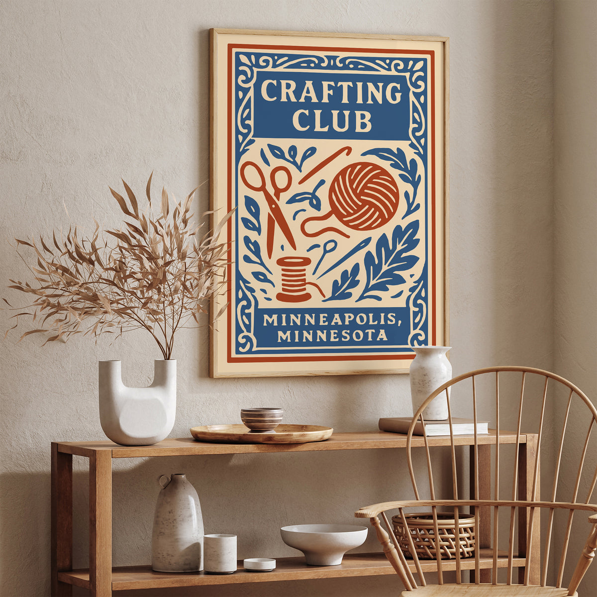 Crafting Club Minneapolis Poster