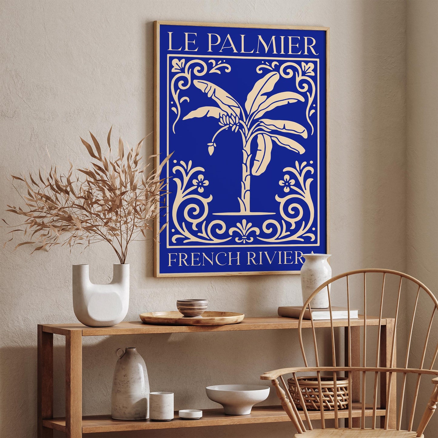 Le Palmier French Riviera Poster