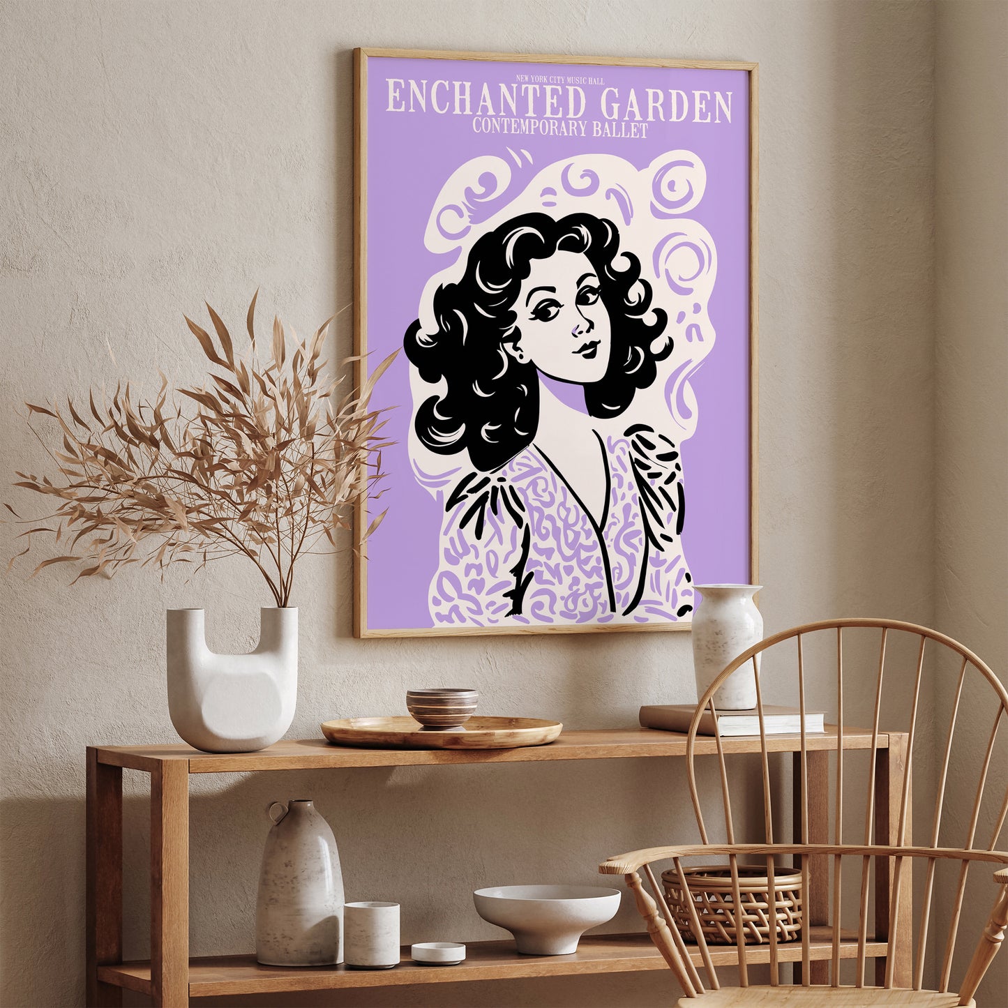 NYC Enchanted Garden Ballet Poster