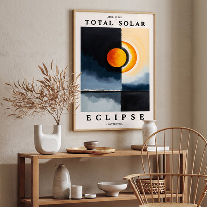 Total Solar Eclipse, Painting Wall Art 2024