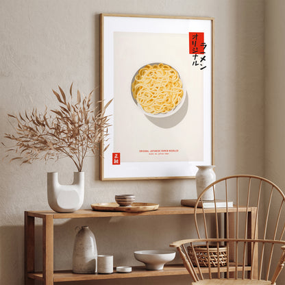 Original Japanese Ramen Noodles Poster