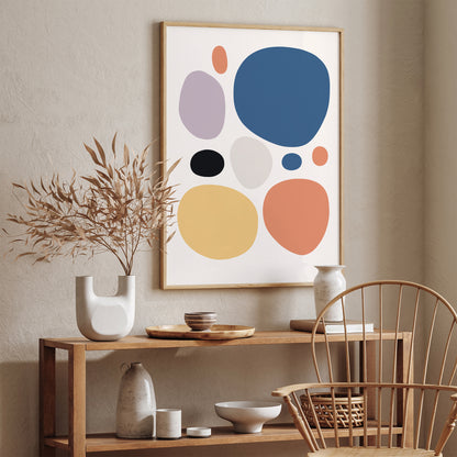 Aesthetic Colorful Spots Poster