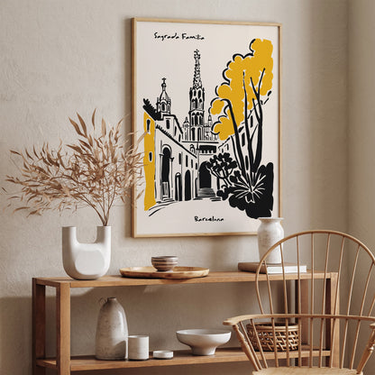 Barcelona Sagrada Familia Wall Art Print