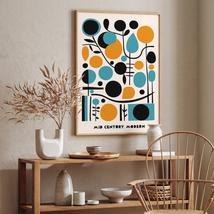 Mid Century Modern Living Room Wall Art