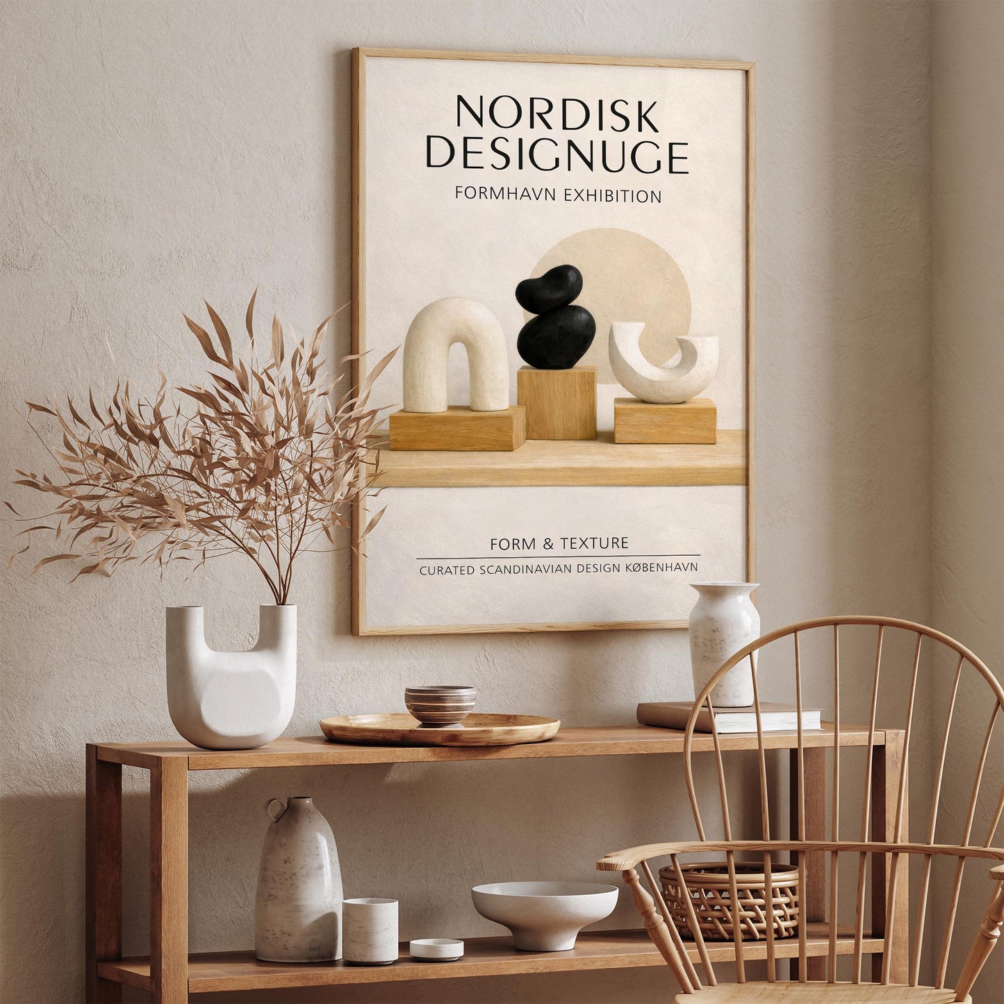 Scandinavian Modern Exhibition Poster