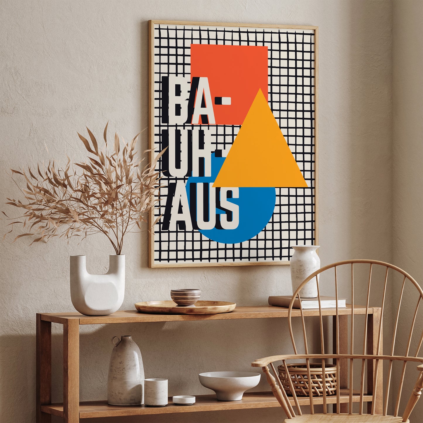 Bauhaus Collage Art Poster