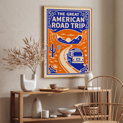 The Great American Road Trip Poster