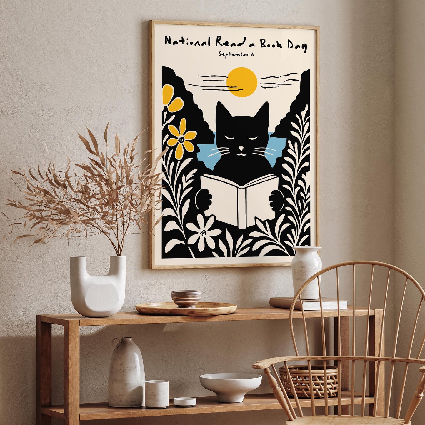 National Read a Book Day Poster