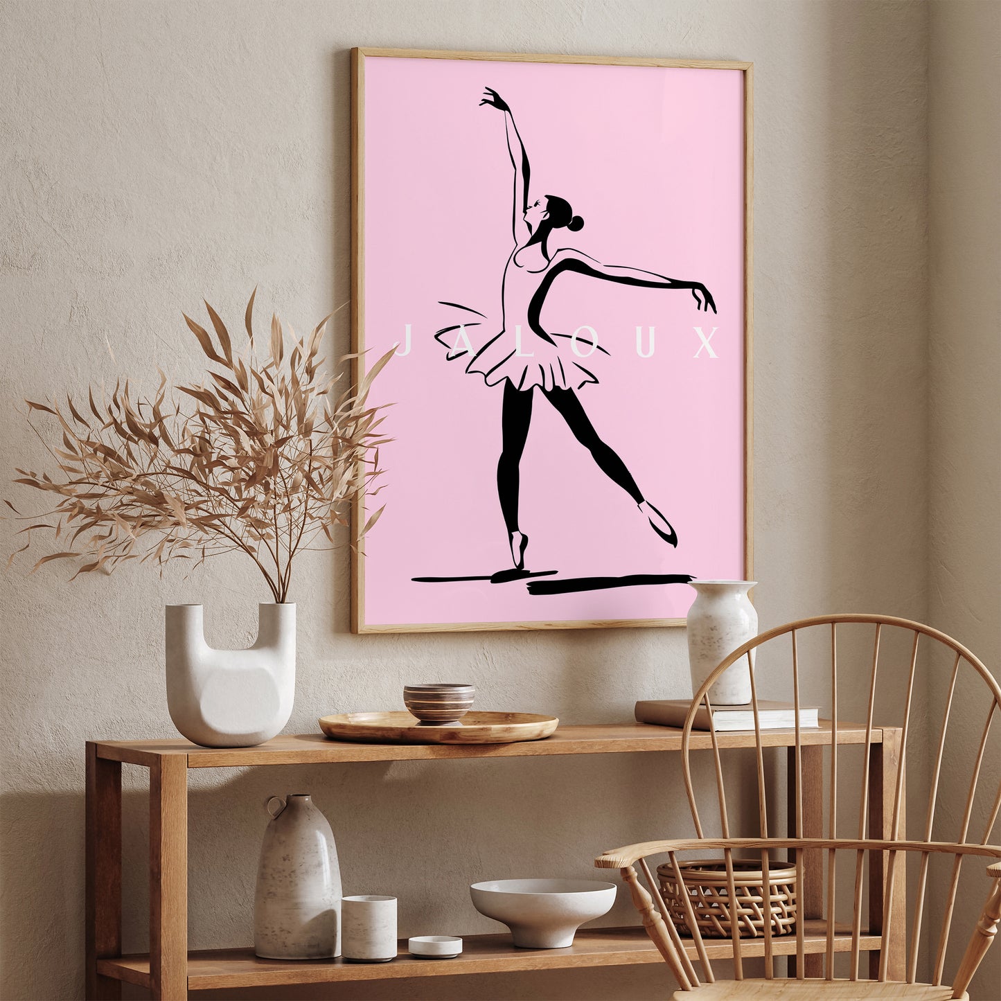 Minimalist French Ballet Wall Art Print