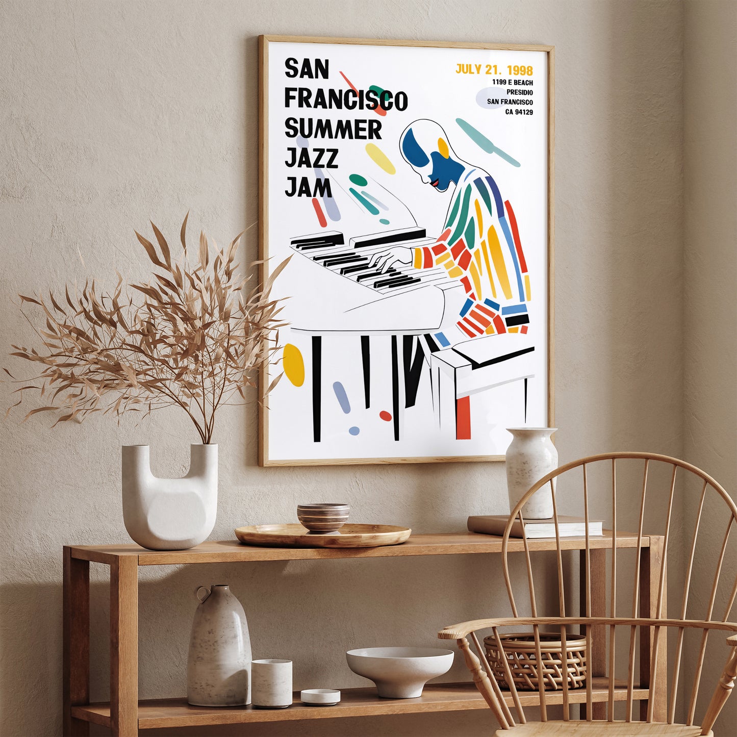 San Francisco Summer Jazz Festival Poster