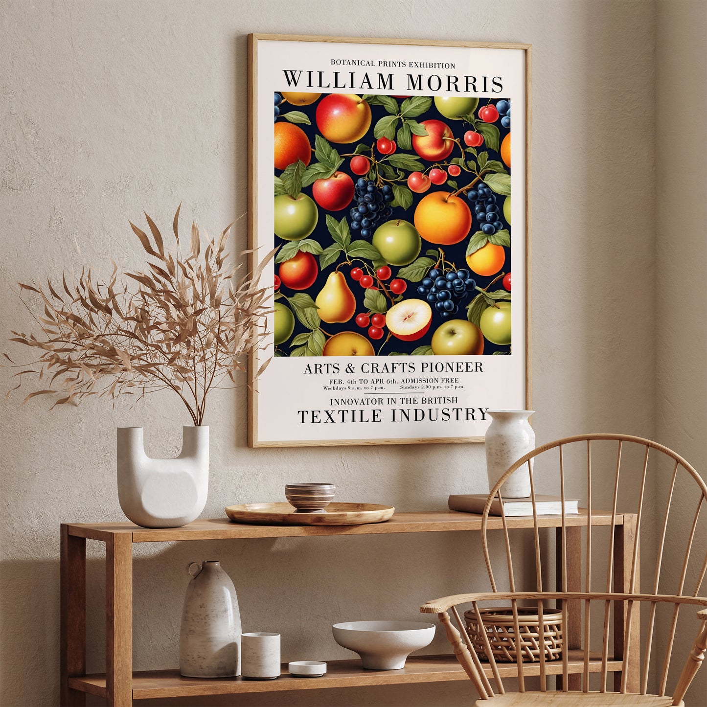 Vintage Fruit William Morris Poster