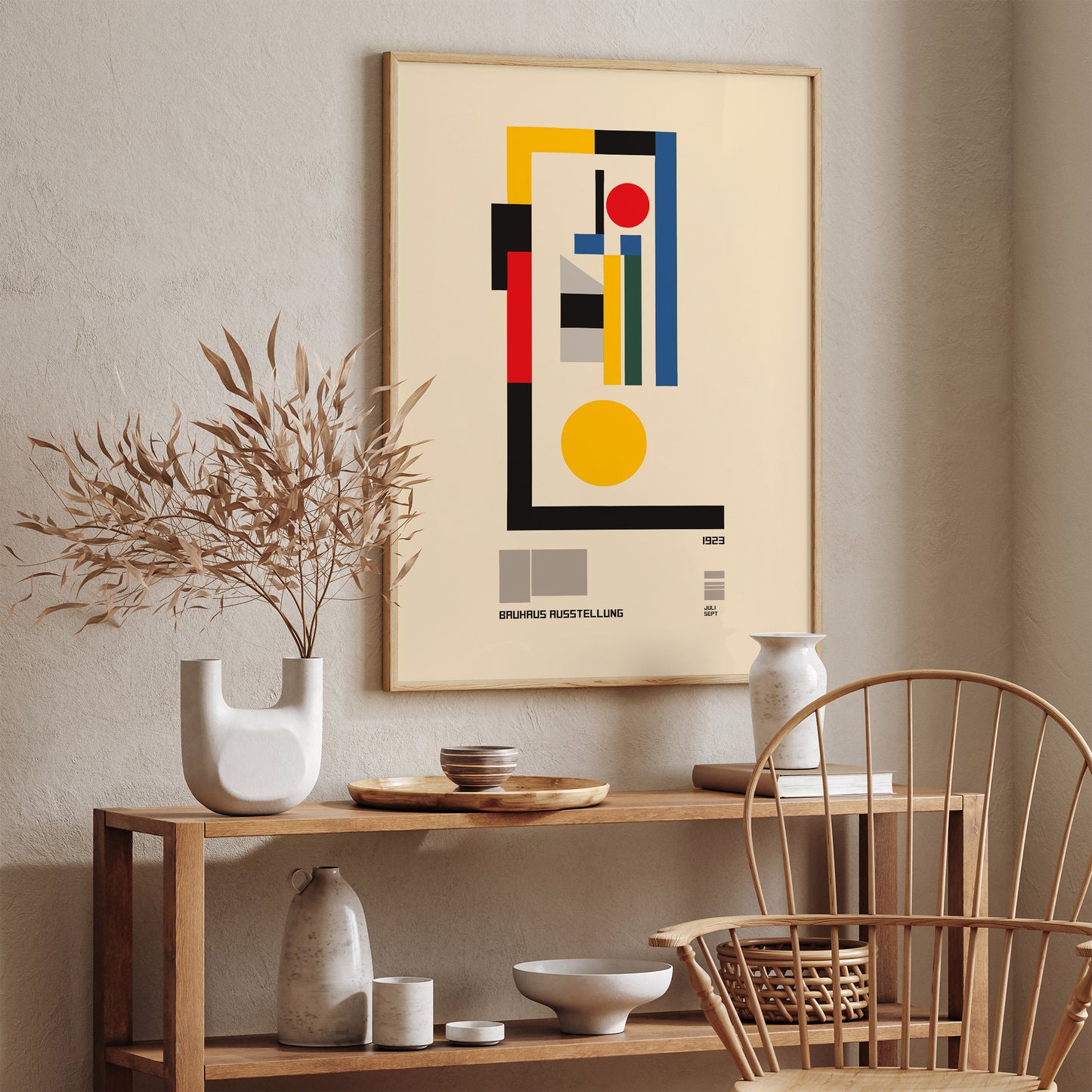 Minimalist Bauhaus Exhibition Art Print