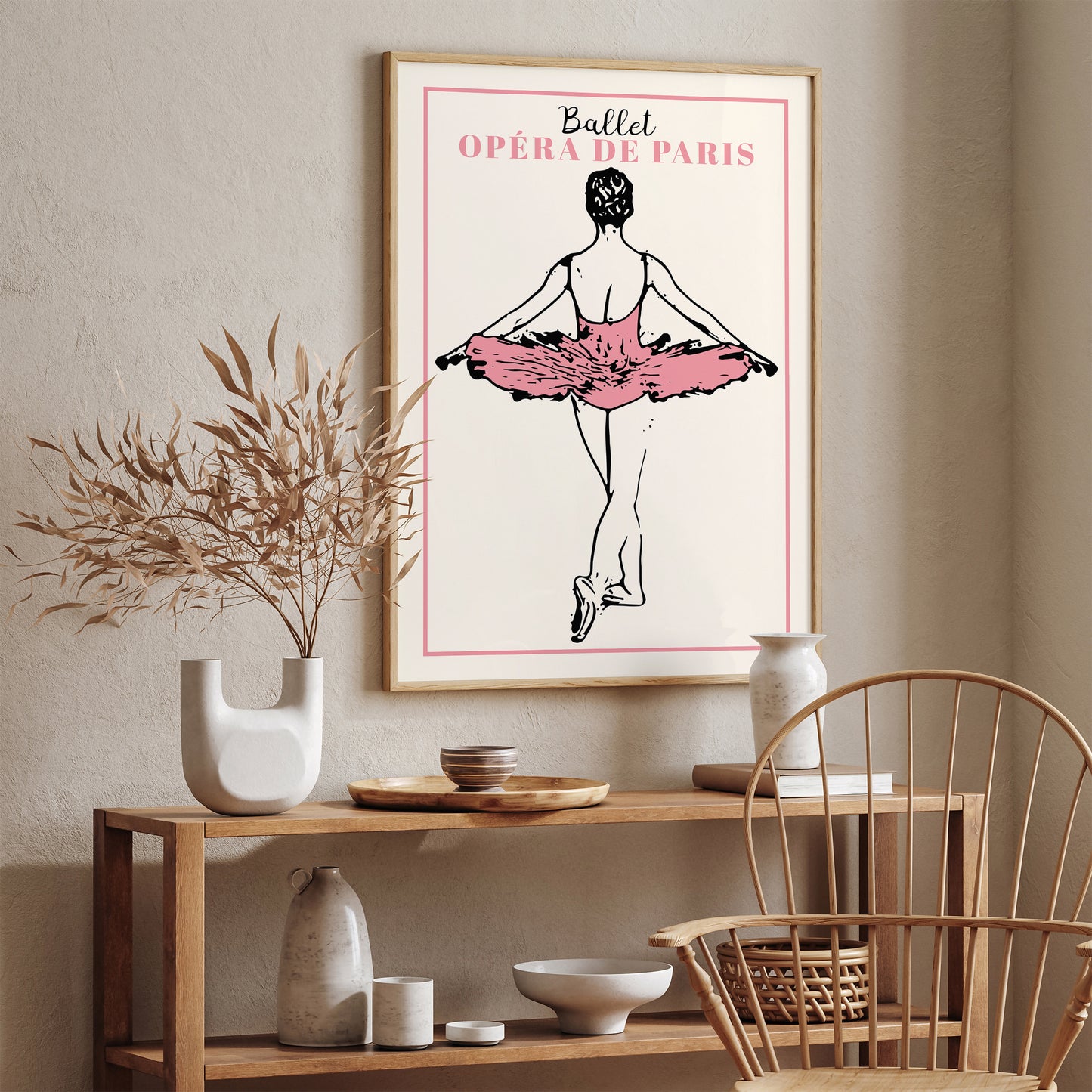 Ballet Minimalist Nursery Wall Art