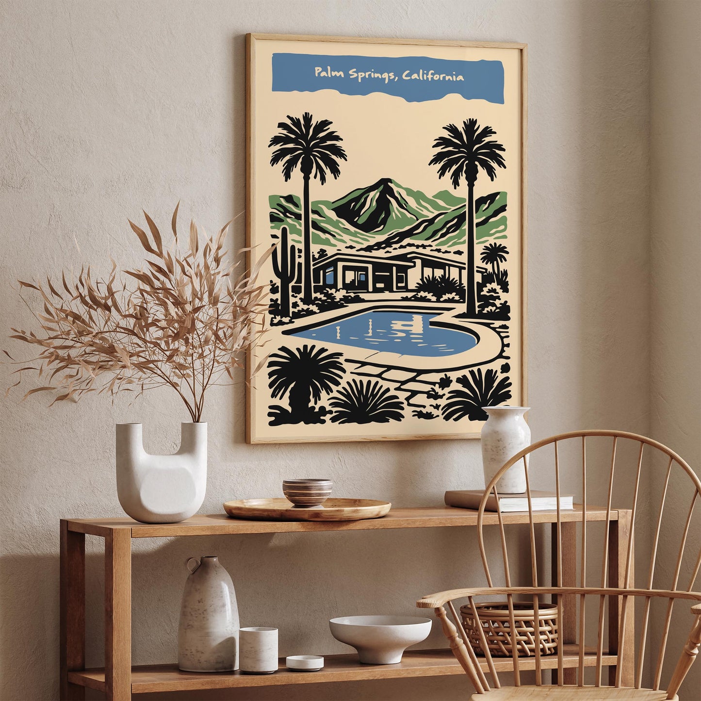 Palm Springs California Travel Poster