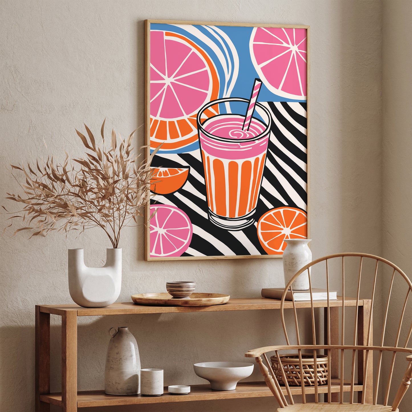 Colorful Retro Kitchen Wall Decoration