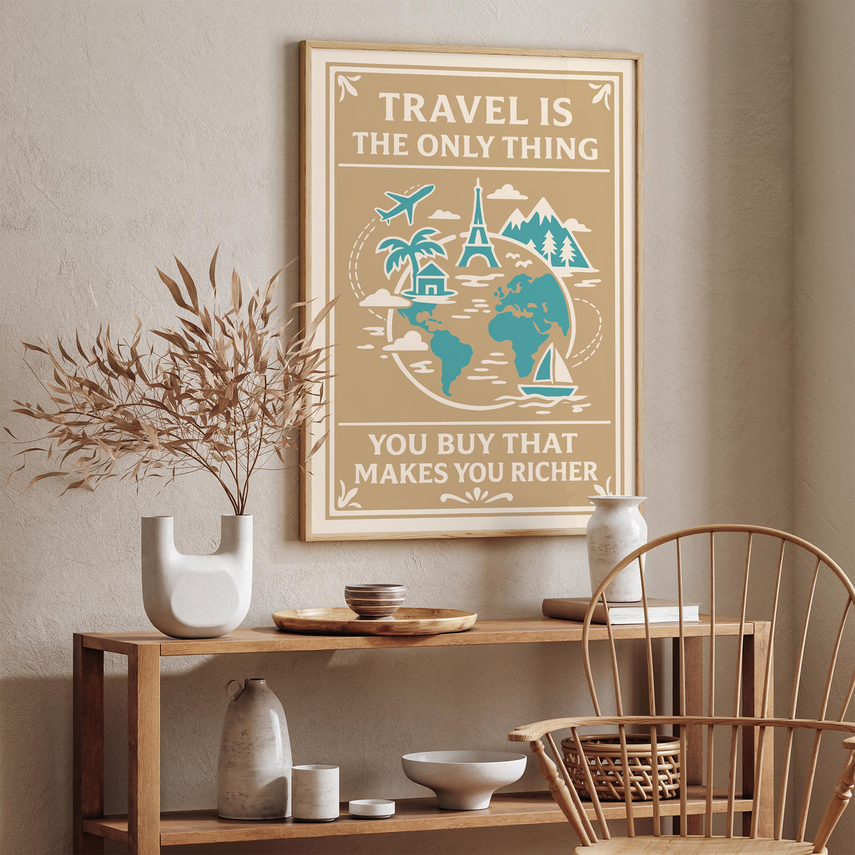 Travel Quote Poster