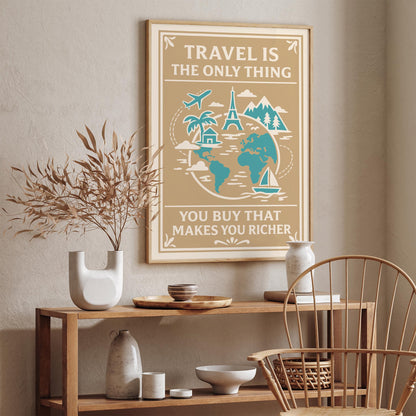 Travel Quote Poster