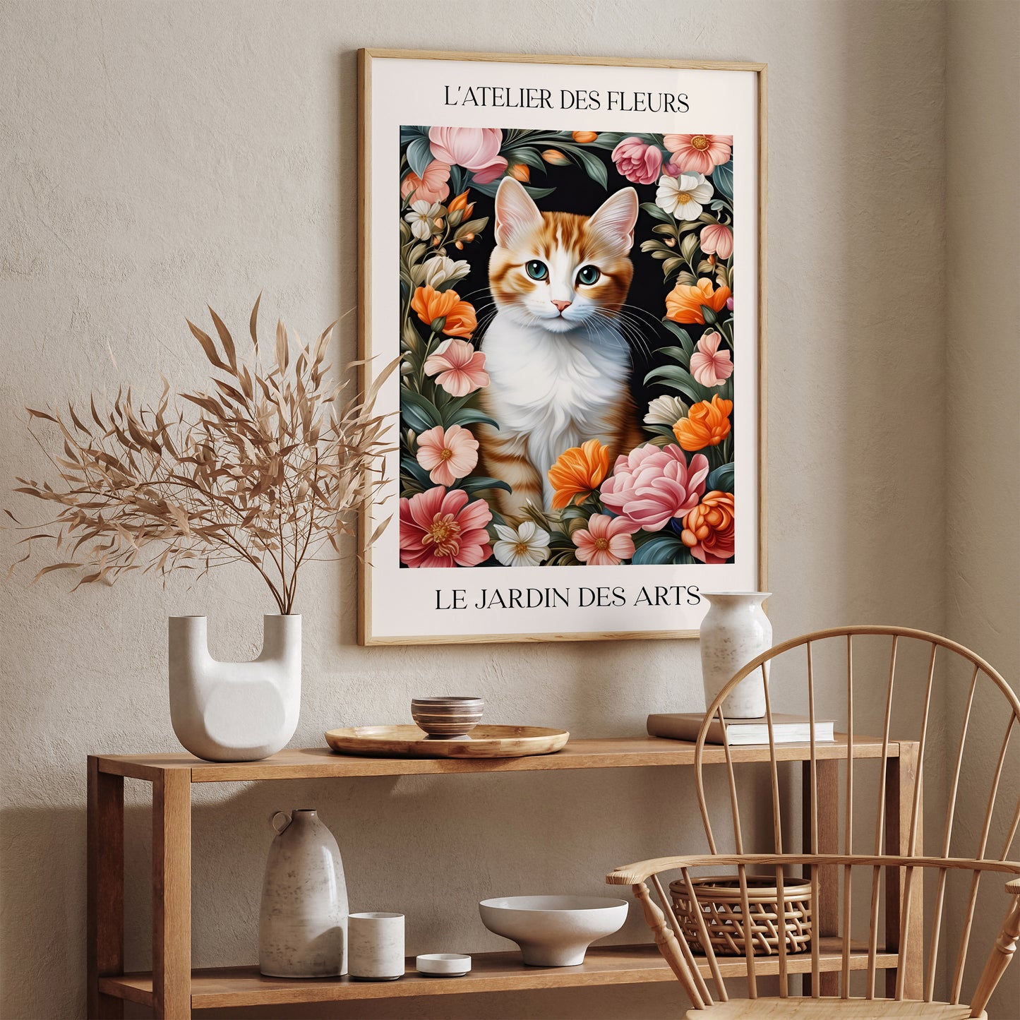 Victorian Cat Art Print