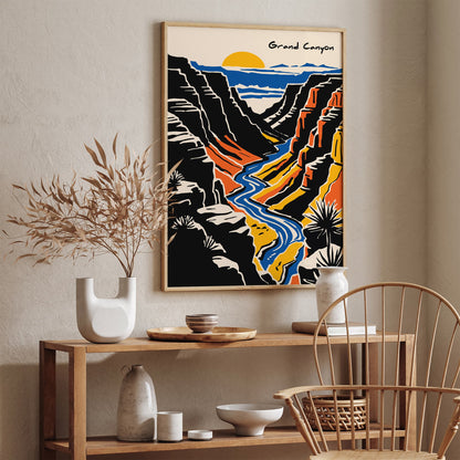 Arizona Geand Canyon Travel Poster