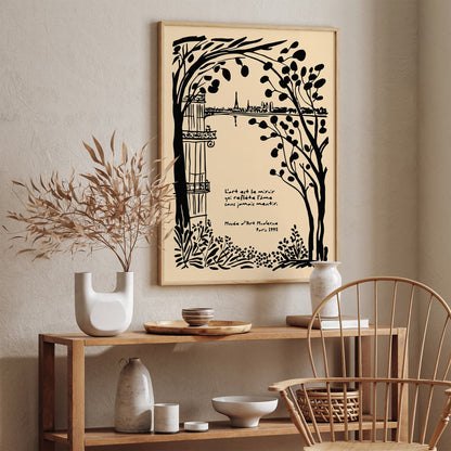 Paris Museum Art Print