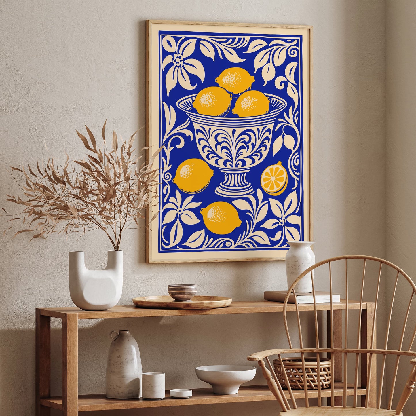 Lemons Kitchen Wall Decor Poster