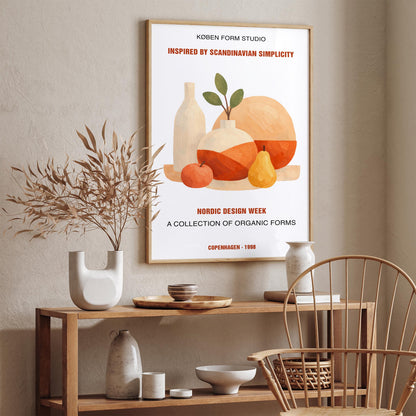 Scandinavian Simplicity Exhibition Poster