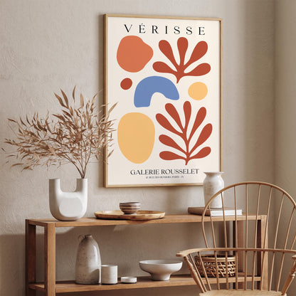 Verisse Botanical Poster - Modern Abstract Wall Art Print