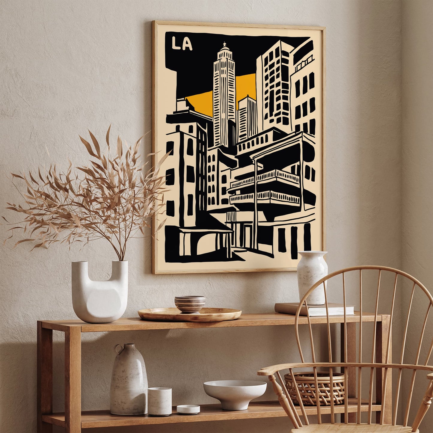 Los Angeles Modern Architecture Poster