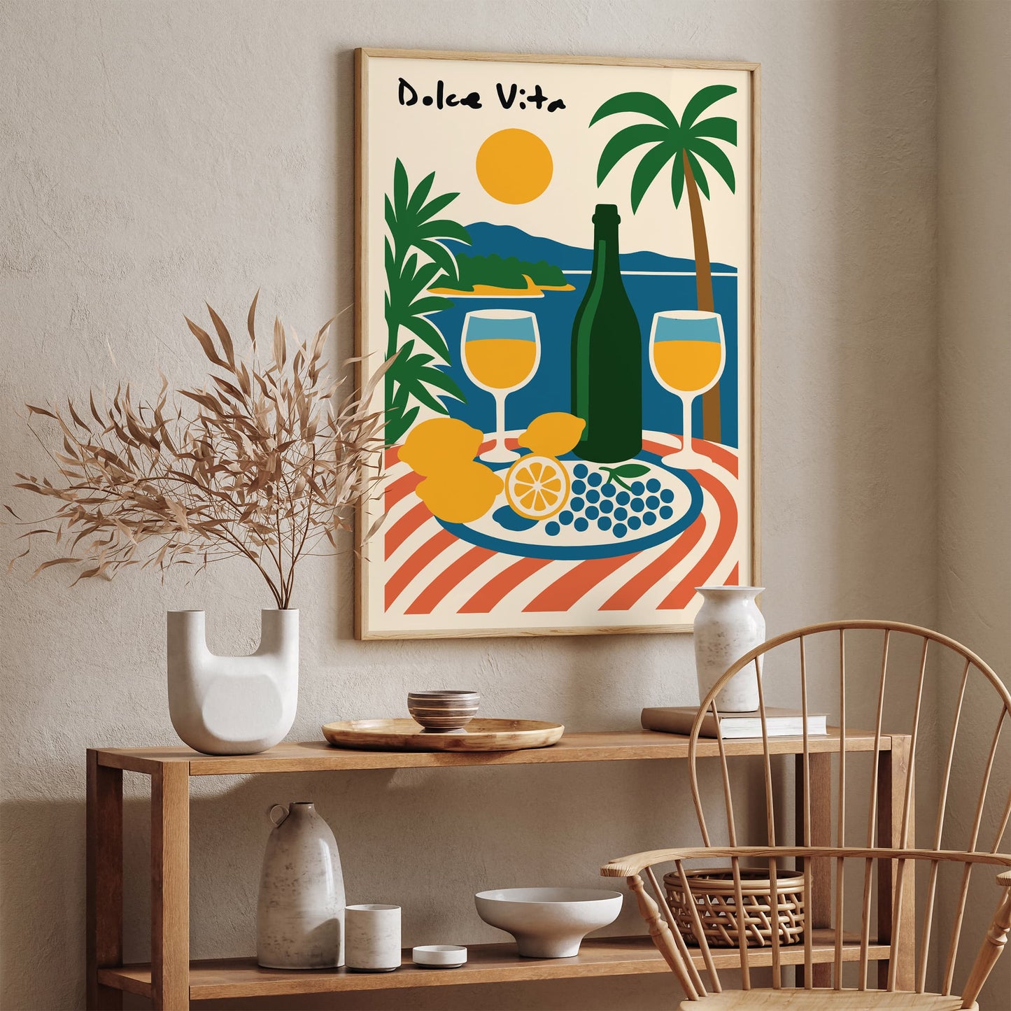 Dolce Vita Poster - Italian Holiday Wall Art Print