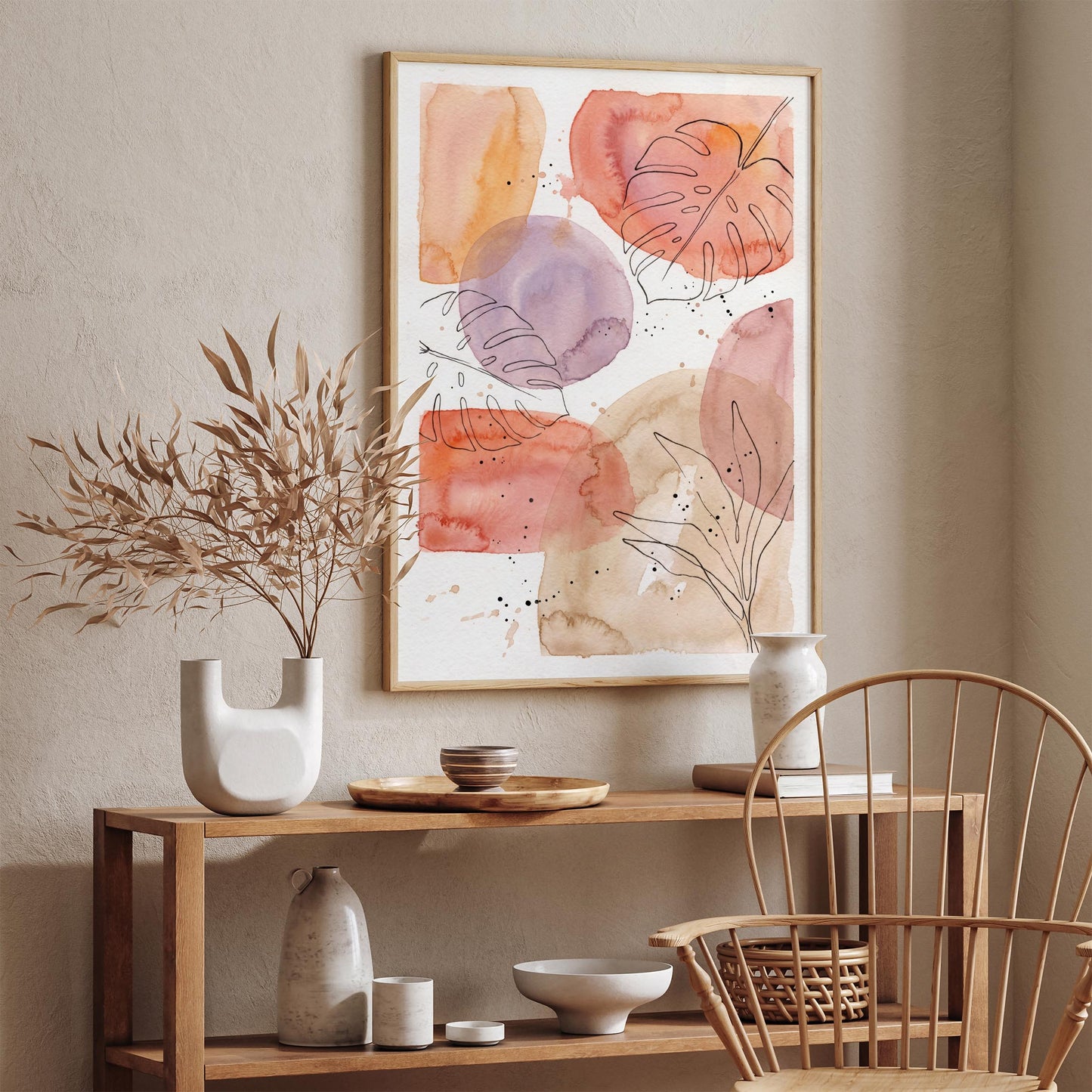 Tropical Watercolor Print