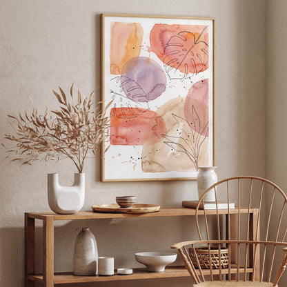 Tropical Watercolor Print