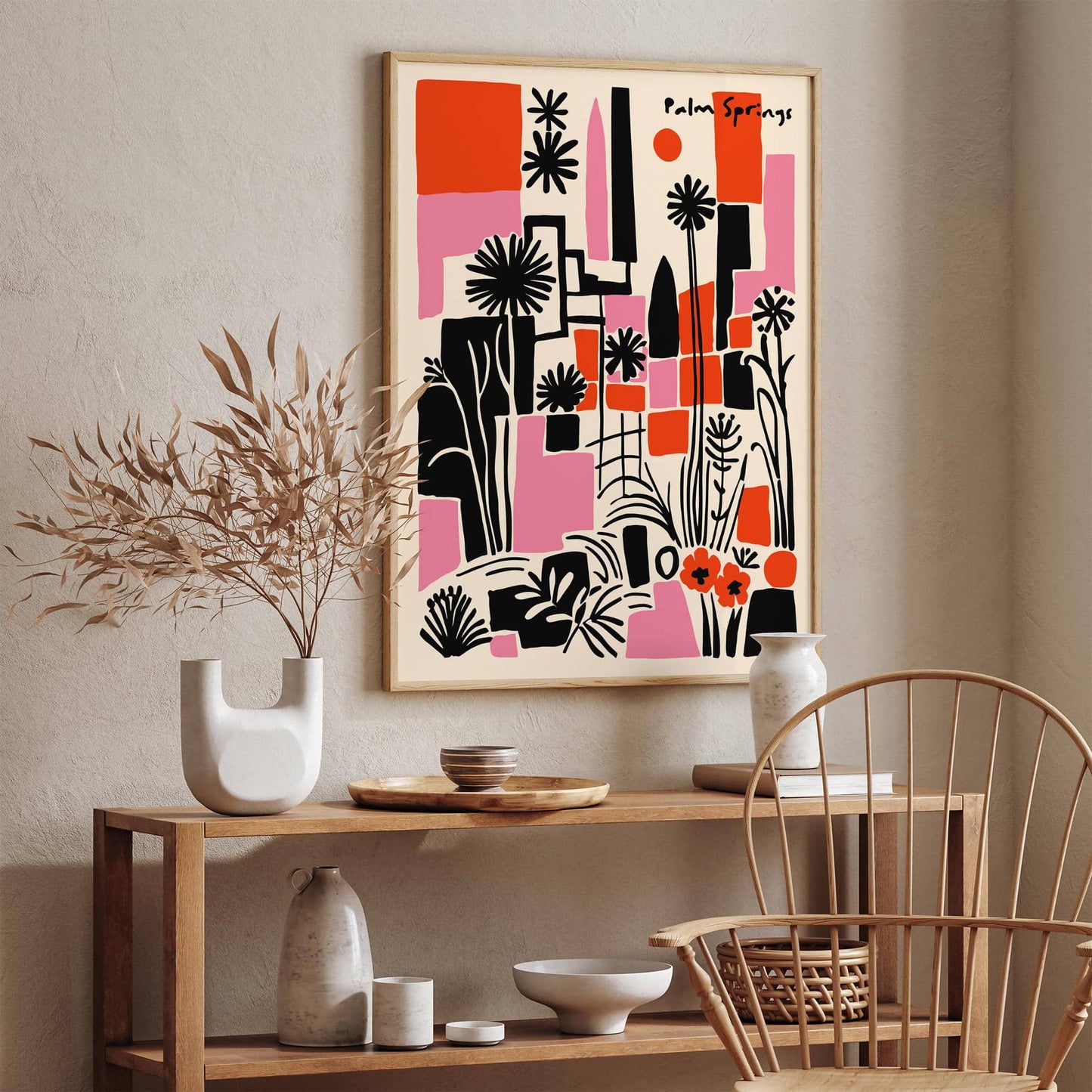 Palm Springs Mid Century Modern Poster
