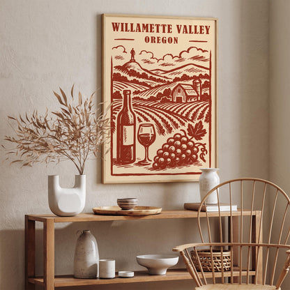 Willamette Valley Oregon Poster