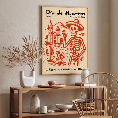 Día de Muertos Mexico Poster