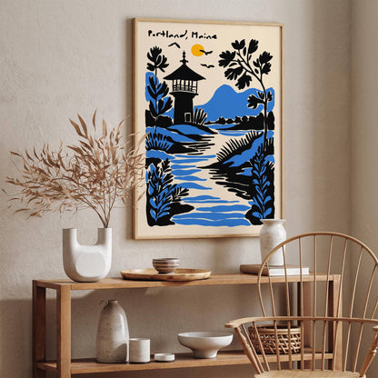Portland, Maine Travel Art Print