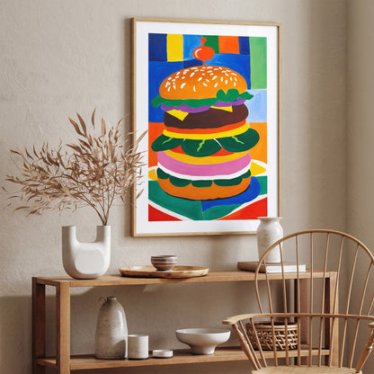 Vibrant Colors Kitchen Wall Art